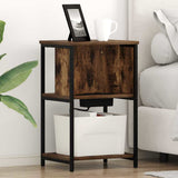 Bedside Cabinet 2 pcs Smoked Oak 38 x 31 x 61 cm 859455