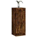 Wall Mounted Cabinet Smoked Oak 34.5x34x90 cm Engineered Wood 830513