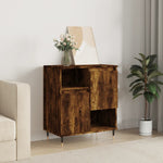 ZNTS Sideboard Smoked Oak 60x35x70 cm Engineered Wood 831185