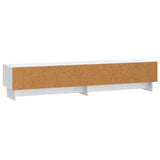 TV Cabinet with Drawer White 147 x 34.5 x 30 cm Engineered Wood 894015