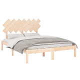 Bed Frame without Mattress 140x200 cm Solid Wood 3104868