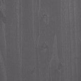 Wardrobe HAMAR Light Grey 89x50x180 cm Solid Wood Pine 340483