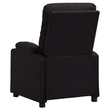 Massage Chair Black Faux Leather 339129