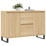 Sideboard Sonoma Oak 101.5x35x70 cm Engineered Wood 827215