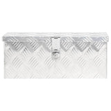 Storage Box Silver 50x15x20.5 Aluminium 152246