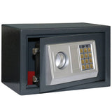 Digital Safe with Lock Dark grey 31 x 20 x 20 cm Steel 42011306