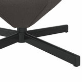Egg Chair Dark Grey 63 x 73 x 90 cm Fabric 42002771