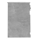 Desk with Drawer Concrete Grey 115x50x75 cm Engineered Wood 816476