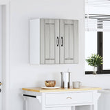 ZNTS Kitchen Wall Cabinet Lucca Grey Sonoma Engineered Wood 853823