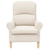 Armchair Cream 76 x 94 x 102 cm Sharpa Fabric 42009852