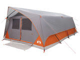 Tunnel Tent Grey and Orange 10-Person Polyester and Steel 42028663