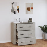 Sideboard Concrete Grey 80x33x70 cm Engineered Wood 816580