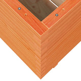 Garden Planter Wax Brown 90x60x72.5 cm Solid Wood Pine 3282606