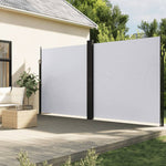 ZNTS Retractable Side Awning White 200x1000 cm 4004766