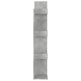 Book Cabinet Concrete Grey 48x25.5x140 cm Engineered Wood 808913