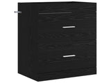 Bathroom Furniture Set Black Oak 61 x 40 x 84.5 cm 3404367