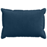 Cushion Cover 6 pcs HOUTEN Navy Blue 50 x 75 cm Corduroy 919820