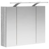 Bathroom Mirror Cabinet Grey Sonoma 60 x 14.5 x 50 cm 889084