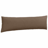 Sofa Pillows 2 pcs Brown 145 x 40 cm Fabric 42013829