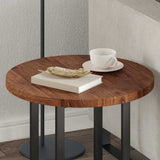 Table Top Dark Brown 50 x 2.5 cm Solid Oak Wood 42016008