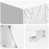 Wall-Mounted TV Cabinet 59.5 x 41 x 30 cm High Gloss White 898849