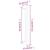 Cabinet Handles 20 pcs Silver 160 mm Stainless Steel 3203638