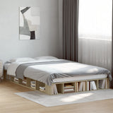 Bed Frame without Mattress Sonoma Oak 120x200 cm 3280484