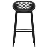 7 Piece Bar Set Black 3057389