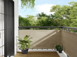 Balcony Screen Beige 90x1000 cm 100% Polyester Oxford 4000181