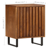 Bedside Cabinet 40x30x50 cm Solid Mango Wood 247942