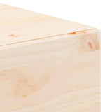 Bedside Table 2 pcs Brown 42 x 32.5 x 40 cm Solid pine wood 873494