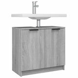 Bathroom Cabinet Grey Sonoma 64.5x33.5x59 cm Engineered Wood 817064