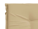 Sunlounger Cushion GEMERT 100% Polyester Beige 190 x 70 x 9 cm 947411