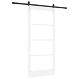 Sliding Door ORKDAL White and Black 93 x 202 cm 3331840