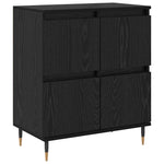 Sideboards 3 pcs Black oak 180 x 35 x 70 cm Engineered wood 3394511