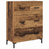 Highboard with Drawer 2 pcs Old Wood Engineered Wood 3415660
