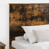 Headboard with Headboard Smoked Oak 100 cm Engineered wood 887797