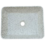 Countertop Basin Grey and Blue Rectangular 46x35.5x13 cm Ceramic 155072