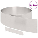 Lawn Edging Silver 450 x 0.05 x 20 cm Stainless Steel 868028