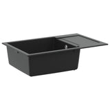 Sink Black 780 x 500 mm 80% Quartz and 20% Resin 42028400