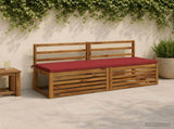 2-Piece Bench Cushions SOEST 2 pcs 100% Polyester Red 949387