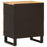 Bed cabinet with Drawer Brown 50 x 33 x 60 cm Solid Mango Wood 4018307