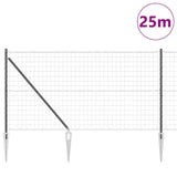 Welded Wire Fence with Spikes 25 x 1.2 m 3350713