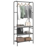 Clothes Rack Grey sonoma 77 x 30 x 171 cm Engineered Wood 868466