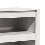 Kitchen Cabinet MEPPEL White 106 x 55 x 64 cm Solid Pine Wood 868154