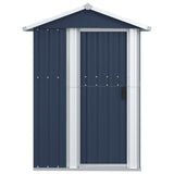 ZNTS Garden Shed Anthracite 126x97.5x177 cm Galvanised Steel 316235