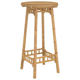 Outdoor Bar Table Round 55x100 cm Bamboo 4108230
