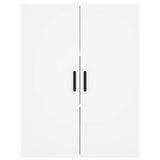 Highboard White 69.5x34x180 cm Engineered Wood 3195963