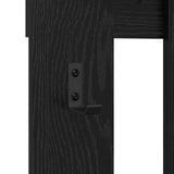 Wall-Mounted Coat Rack Wall-mounted Black Oak 100 x 10 x 100 cm 874508