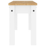 Dining Bench PANAMA White 105x30x45 cm Solid Wood Pine 4005713